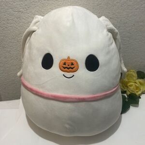 Squishmallow 16" Zero Ghost Dog Nightmare Before Christmas Halloween Plush